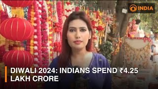 Rs 425 lakh crore spending  Why Diwali is Indias biggest economic event  Muhurat trading 2024 [upl. by Uolymme]