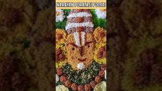 NARAYAN PORATASI POOJAI 🙏🥰 viral shorts [upl. by Layol]