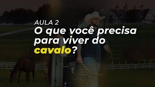 AULA 2 O que você precisa para viver do cavalo  🐎 [upl. by Andrade673]