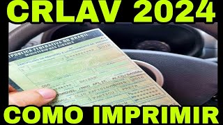 COMO BAIXAR E IMPRIMIR O LICENCIAMENTO ANUAL CRLV 2024 [upl. by Vincentia]