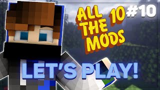 All The Mods 10 ATM10  Episode 10  Full Bee House Mob farm and Backpacks [upl. by Kassaraba]