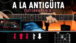 A La Antigüita  Calibre 50 GUITARRA TUTORIAL  Acordes [upl. by Yelsnit40]