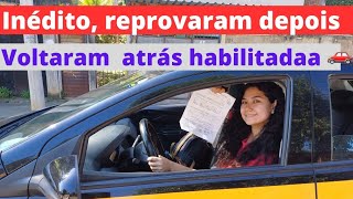 inédito Aluna tinha sido reprovada na prova do Detran e os examinadores voltaram atrás [upl. by Salem]