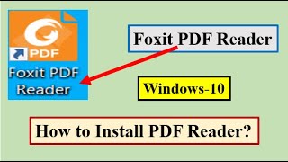 How to install Foxit PDF Reader  How do I install Foxit PDF  How to write on a PDF [upl. by Hallam496]