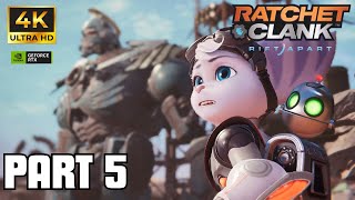 Ratchet and Clank Rift Apart 🔥 Gameplay Walkthrough Full Game Part 5 4K 60FPS PC  No Commentary [upl. by Aihsekan]