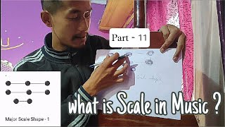 What is Scale in Music  Part 11  Shapes of Major Scale  Free Guitar Online course guitarlesson [upl. by Otrepur295]