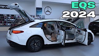 2024 Mercedes EQS Sedan Review  Ultimate Luxury Interior Exterior [upl. by Kosak213]