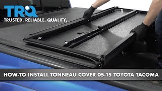 How to Install Tonneau Cover 0515 Toyota Tacoma [upl. by Clarkin]