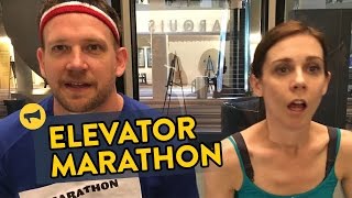 Elevator Marathon Prank [upl. by Ardnekal379]