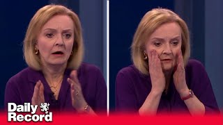 Liz Truss reacts to TalkTV presenter fainting live onair [upl. by Gannon]