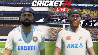 LIVE Playing Cricket 24  T20  gaming [upl. by Ardnek124]