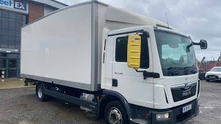 MAN TGL 7160 75TONNE GRP BOX VAN 2019  DK19 XKJ [upl. by Notliw]