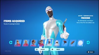 Frozone Gameplay  Fortnite Highlight [upl. by Blodgett]