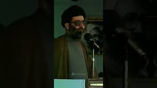 Khameneis bravery after the explosion during the 1985 Friday prayer 🔥🗿 Imam Khamenei  \Edit [upl. by Iel]