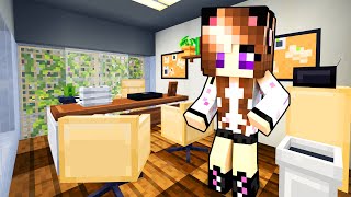 ARREDO IL MIO NUOVO UFFICIO SU MINECRAFT 💼 [upl. by Minne792]