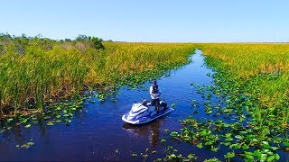 CRAZY Kid Fishes Everglades on a Supercharged JETSKI 20 miles deep  Jiggin With Jordan [upl. by Derrik498]