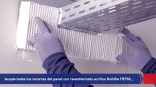 Panel con revestimiento acrilico Nullifire FB750 [upl. by Aziar]