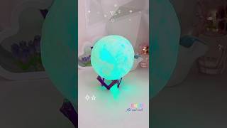 Floating moon lamp 😍✨🌙☁️ diy tonniartandcraft shorts craft love art youtubeshorts [upl. by Samoht]