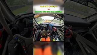 Porsche 992 GT3 Cup vs Audi GT2 Onboard POV Battle🔥 [upl. by Hibbert]