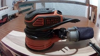 Lijadora roto orbital Black and Decker KA199 [upl. by Eriha]