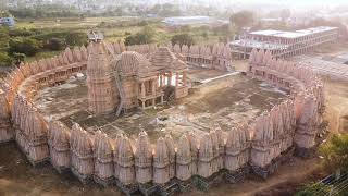 Jain Temple DevanahalliThe Pink Fort Devanahalli quotNakoda amp Avanthi Parshwanatha Jain Templequot [upl. by Parnas]