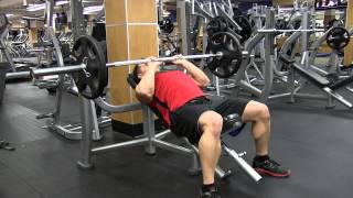 Incline Barbell Close Grip Bench Press [upl. by Nelyag424]