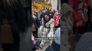 Krampuslauf munchent krampuslauf krampus munich germany travel live exploremunich cristmas [upl. by Ohce]