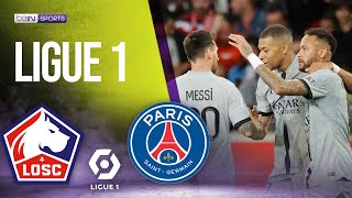 Lille vs PSG  LIGUE 1 HIGHLIGHTS  08212022  beIN SPORTS USA [upl. by Venable]