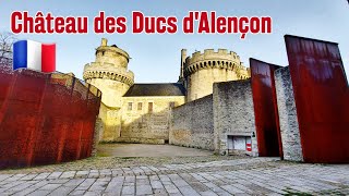 The Medieval Château des Ducs dAlençon  City Hall  Alencon France [upl. by Rimahs568]