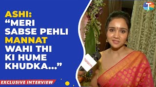 Ashi Singh talks about her ‘Mannat’ amp reveals why she bought Lord Ganesha idol home  Exclusive [upl. by Grange]