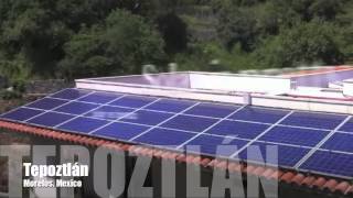 Proyectos realizados en Mexico con energía fotovoltaica usando paneles solares Interconexion CFE [upl. by Pepita194]