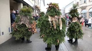 SILVESTERCHLAUSEN in Herisau Switzerland  2018 Part 1 [upl. by Armelda]