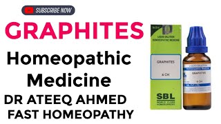 Graphites Homeopathic Medicine Symptoms amp Uses  30 C 200 C [upl. by Dustin]