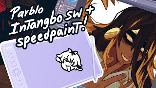 Parblo Intangbo SW Review  Speedpaint  🌺 [upl. by Michelsen79]