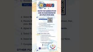 REGISTER YOUR BUSINESS WITH BIR ONLINE USING ONLINE REGISTRATION AND UPDATE SYSTEM ORUS [upl. by Ader]