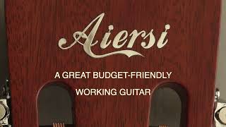 Aiersi vintage finish tricone resonator guitar video from happy customer [upl. by Melisent]