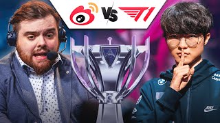 LA GRAN FINAL DE LOS WORLDS 2023 DESDE SEÚL  Weibo vs T1 [upl. by Toffey]