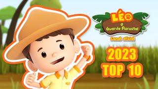 🎀✨ TOP 10 DOS ANIMAIS MAIS POPULARES DE 2023 💯🎉  Leo O Guarda Florestal  Animação [upl. by Azarria]