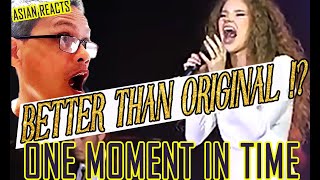 VORONINA VALERIA  ONE MOMENT IN TIME Whitney Houston LIVE  WOW Asian Reacts [upl. by Melquist]