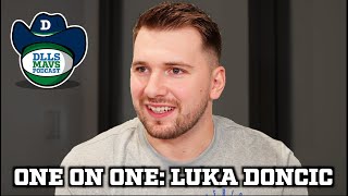 Oneonone with Luka Doncic at Mavs Media Day  DLLS Sports Exclusive [upl. by Yerffej742]