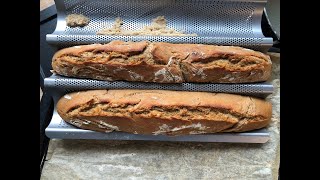 Volkorn Baguette backen [upl. by Llecrep]