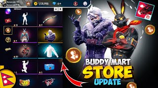 Claim New Buddy Mart Store Update 😲  Red Bunny Bundle Event Confirmed  Aura SkyDive [upl. by Andriette]