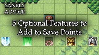 5 Optional Features to Add to Save Points  RPG Maker MV [upl. by Norrab957]