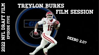 2022 NFL Draft Treylon Burks Film Session [upl. by Seraphine]