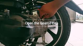 Yamaha Ego Avantiz Engine and Gearbox oil Change [upl. by Chaudoin]