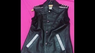 DIY Modernize Old Leather Jacket [upl. by Eiuqnom]