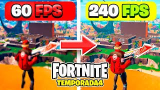 La MEJOR CONFIGURACION de FORTNITE TEMPORADA 4 Aumentar FPS Reducir Input Lag  MateoZ [upl. by Cavuoto]