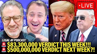 LIVE Trump MASSIVE 83 MILLION LOSS at Trial is JUST THE START  Legal AF [upl. by Canty]