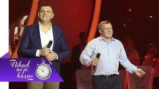 Ratko i Slobodan  Cija li si sada  live  Nikad nije kasno  EM 29  30042018 [upl. by Gorman]