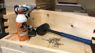 How to put a bee hive box together [upl. by Atirb]